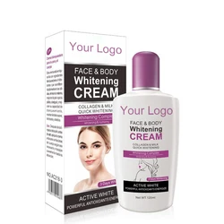 Blind Dropshipping Best Moisturizing Quick 3 days Bleaching Brightening Body Lotion for Black Skin Whitening Cream