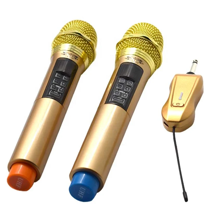 UHF handheld Karaoke universal wireless microphone with receiver