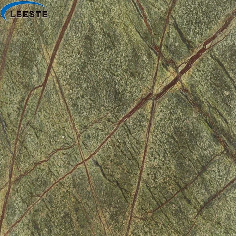 Biggest Factory Tropical Rainforest Green Marble Slab with Low Price