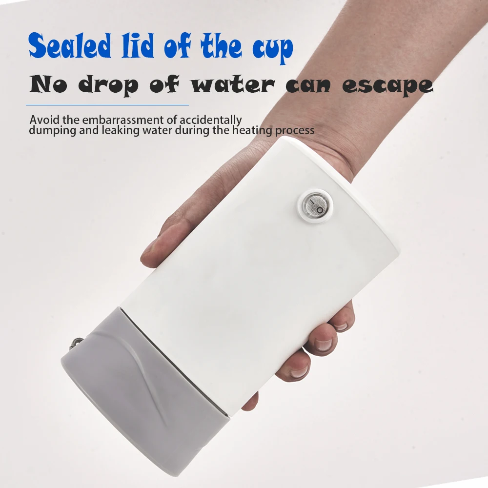 Stainless Steel Electric Heating Bottle Kettle Hot Water Heater Cup Portable Travel Electric Cup Source Manufacturers Gift