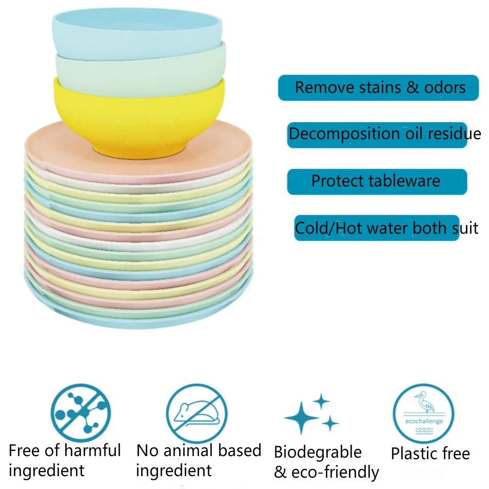 efficient dishwashing detergent sheet