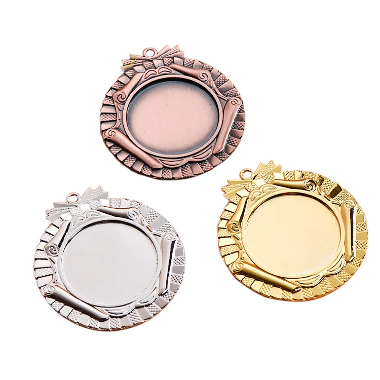 Sport Medal With Ribbon Medal Champions League Blank Medal Winning Commemorative Gift