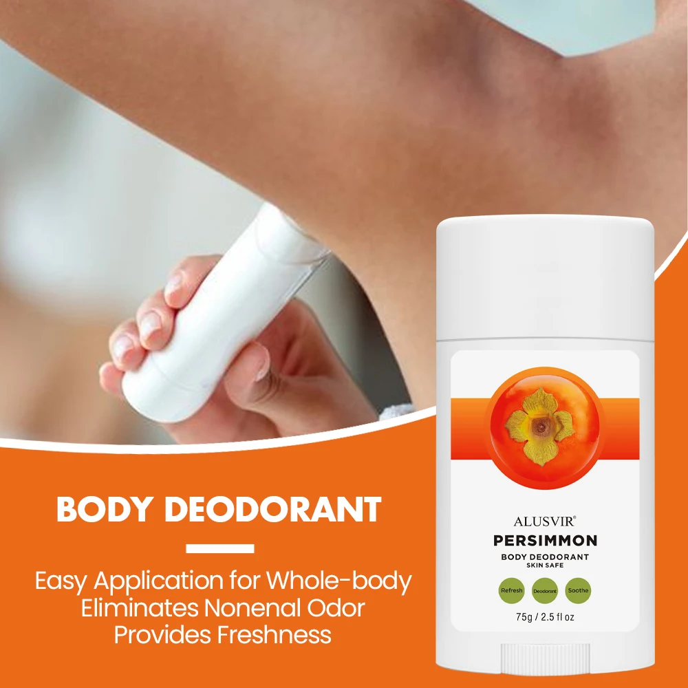Wholesale Oem Vegan Body Persimmon Tannin Deodorent Stick Natural Deodorant Stick Refresh Body Deodorant Stick for Old People