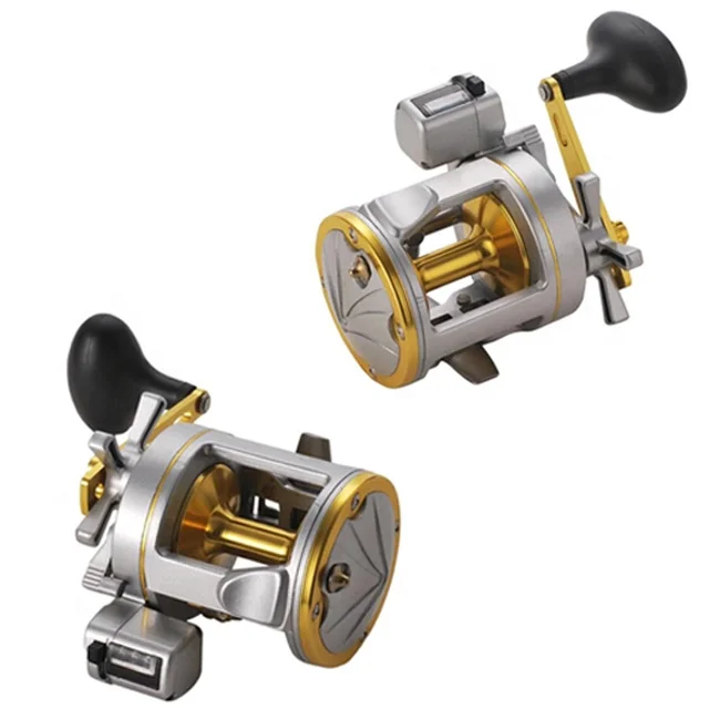 Trolling Reel Angelrolle Aluminum CNC Saltwater Big Game Fishing Reel Molinete Pesca Conventional Jigging Reel