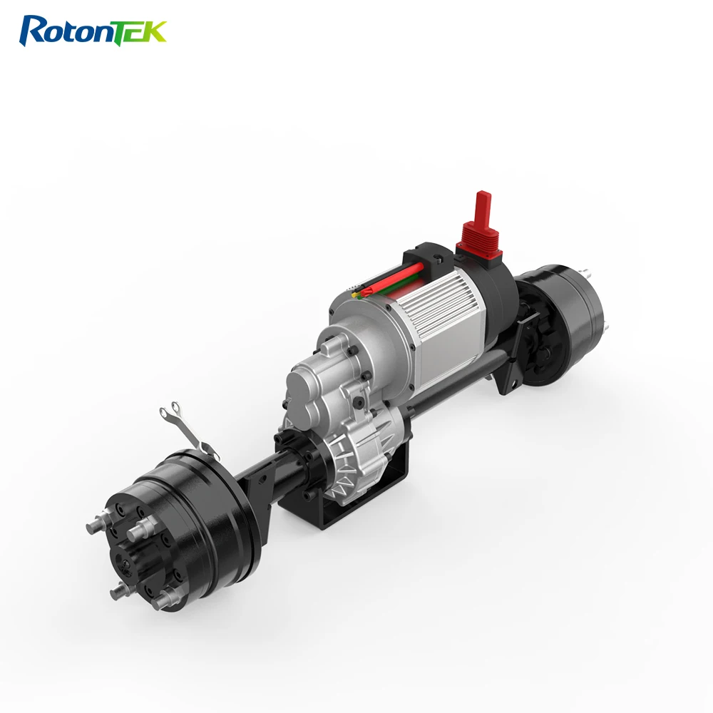 Customizable 24V Electric Dolly Permanent Magnet Rear Transaxle Controllers Brushless DC Motor Drive Axle One-Stop Solutions