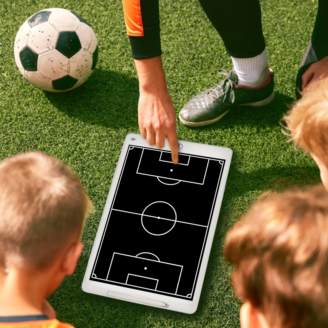 OEM Customized Electronic Tactical Board LCD Sport Soccer Memo Pads for Football Basketball Handball Volleyball Coaching Use