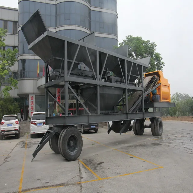 mini manufacturing concrete plant mobile ready mix concrete batch plant