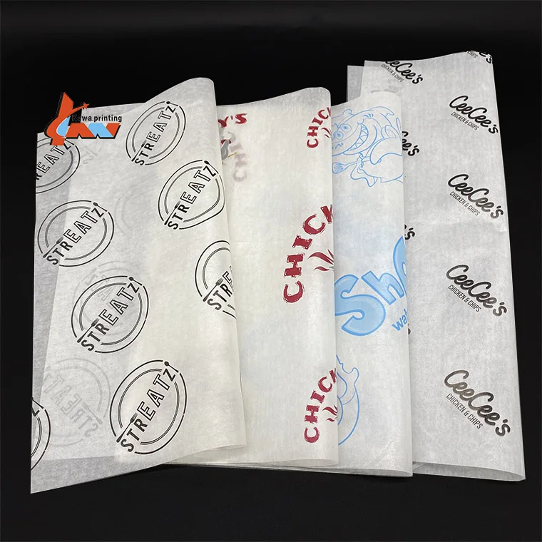 
Greaseproof Burger Food Wrapping Deli Wrap Paper 