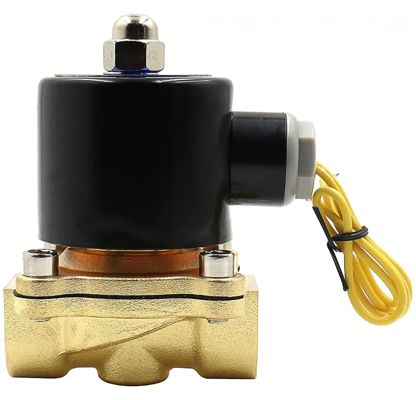 Electric Solenoid Valve Water DC 12V N/C Valve Air 2W-160-15 Normally Closed High Pressure Solenoid Valve