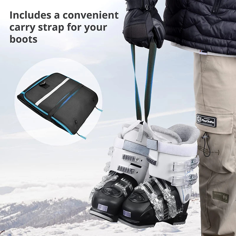 Waterproof Durable Ski Shoe Bag Custom Ski Boot Backpack Skiing Supplies Storage Bag