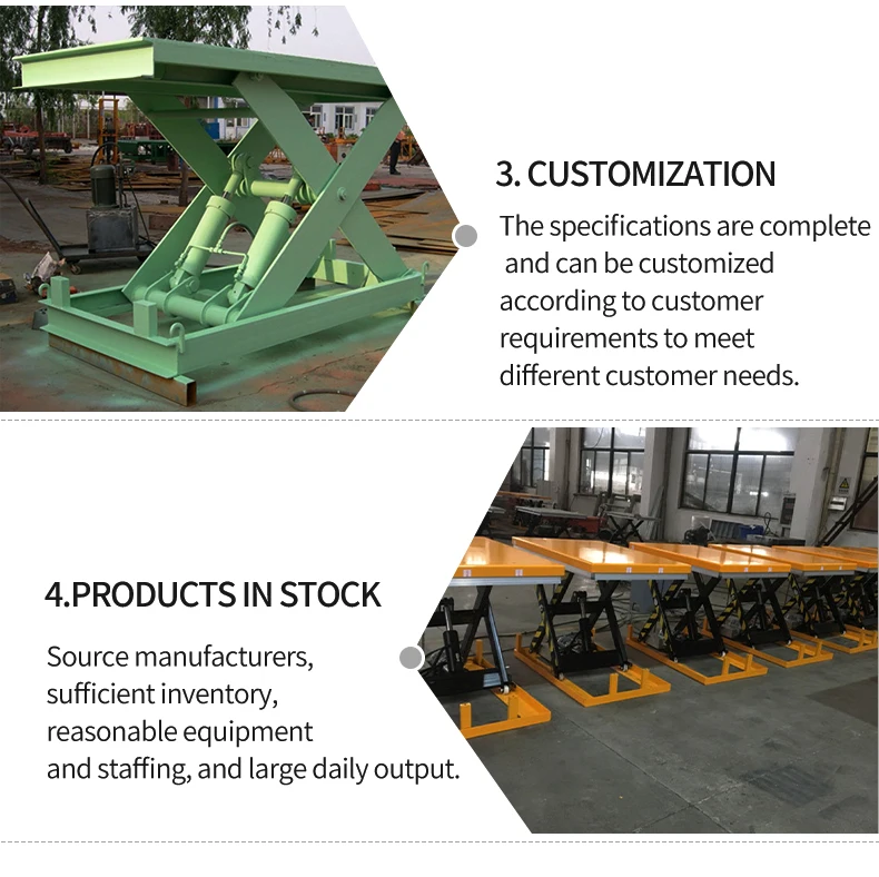 rotating hydraulic table lift