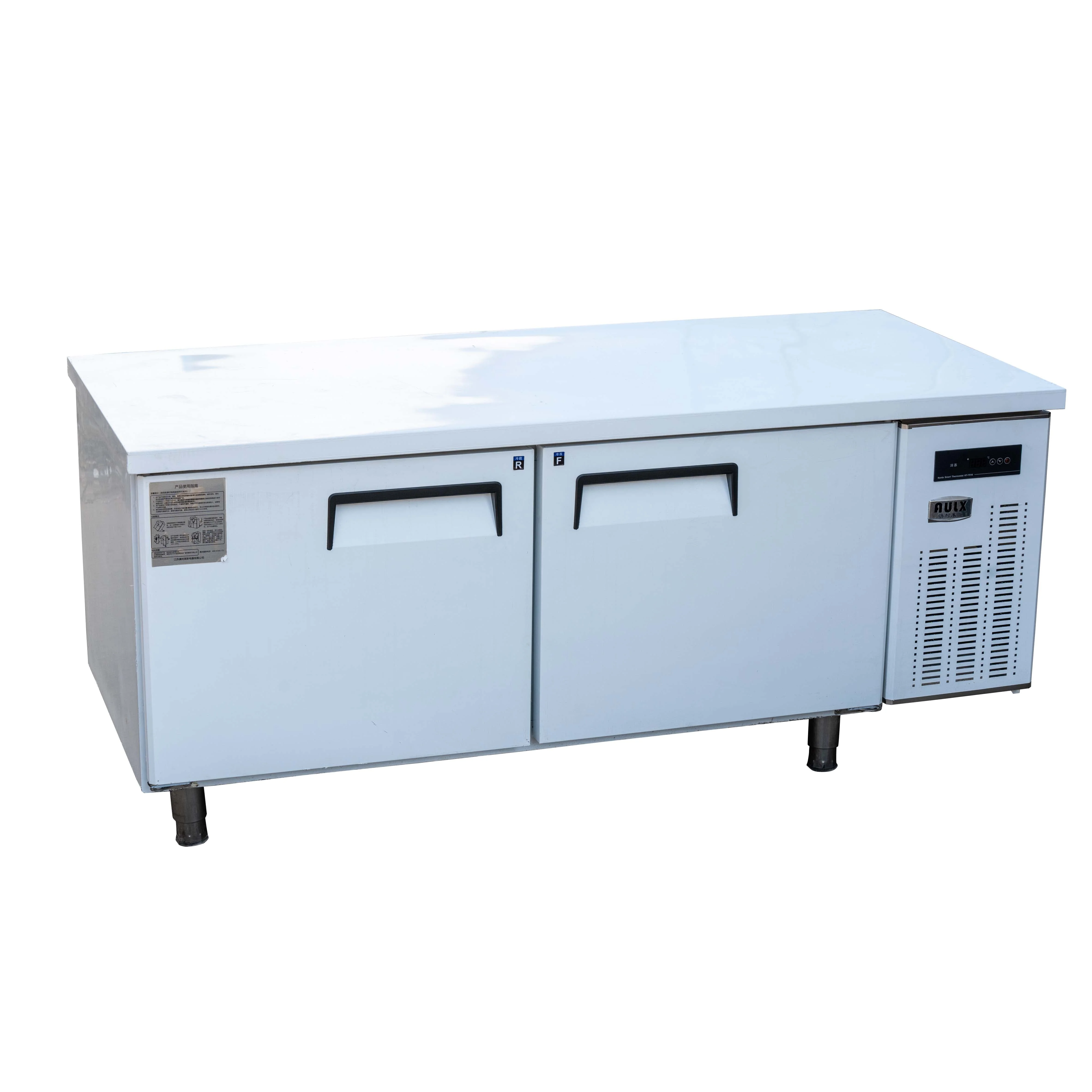 Manufacturer Direct Sales Electric Frost-Free Double Temperature Horizontal Freezer Commercial Household Frequency Conversion