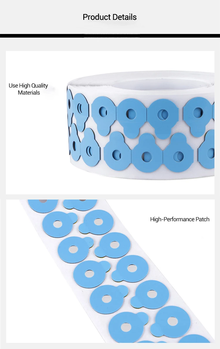 Optical glasses blocking pads edging pads