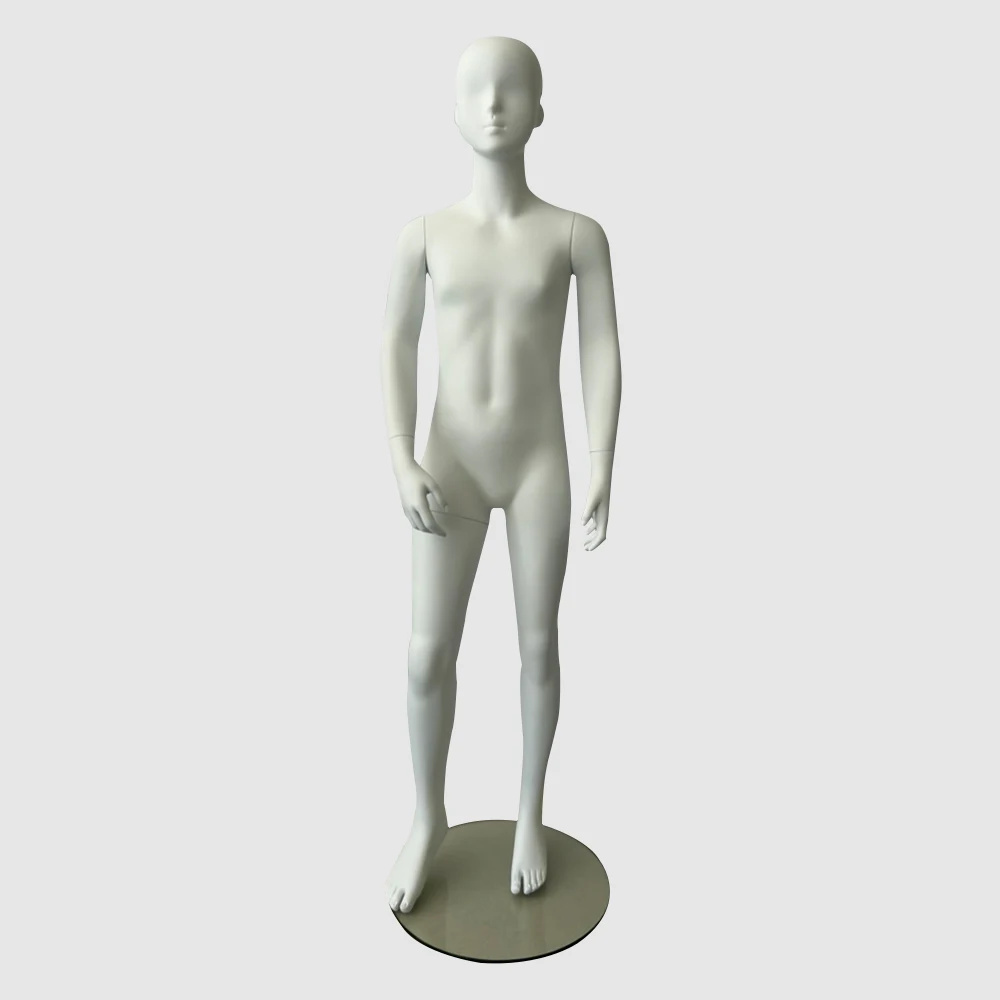 white egg head kid full body mannequins FRP children mannequin dummy child fashion clothes mannequin for display