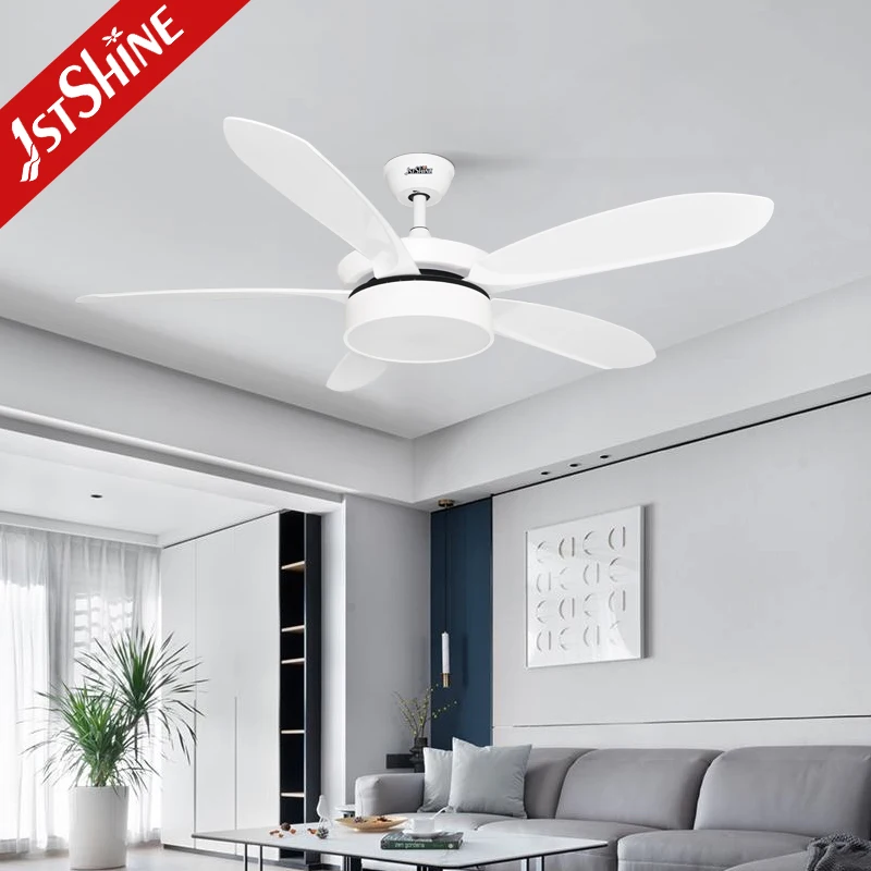 1stshine ceiling fan dc motor low noise 5 ABS blades remote control ceiling fan light
