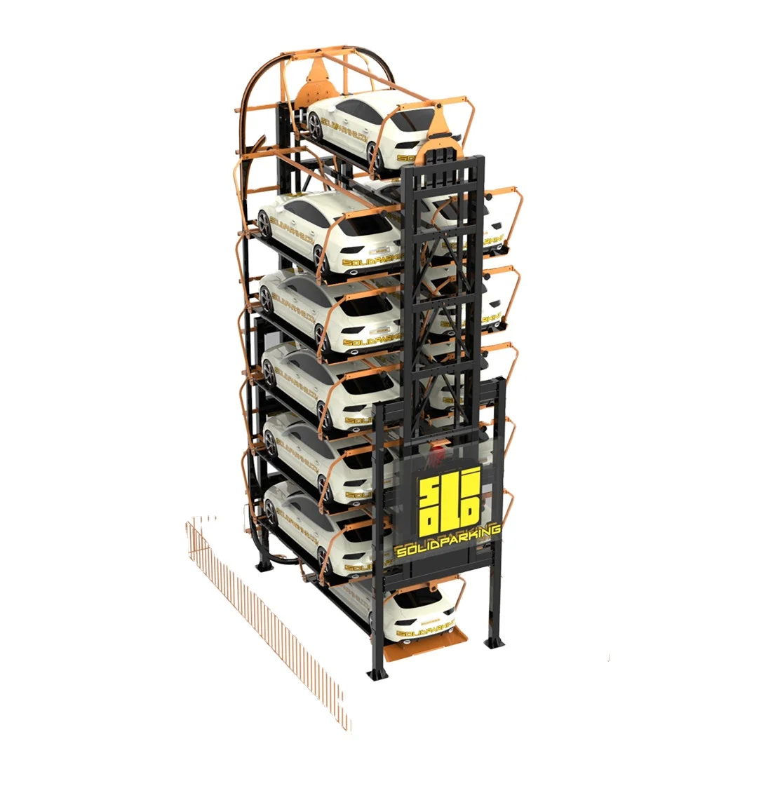 ISO/CE Certified Rotary Parking System Mechanical Car Lift for Outdoor Auto Parking Lot and Carport