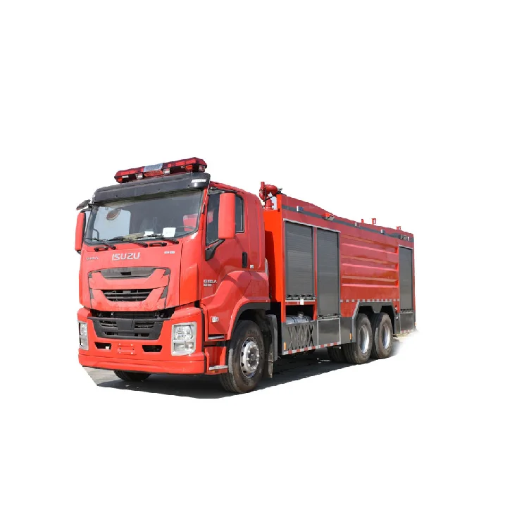 China Famous Brand 6x4 10 Wheels Tires Fire Fighting Trucks Large Capacity Water Storage Tank Airport Crash Fire Truck for Sale