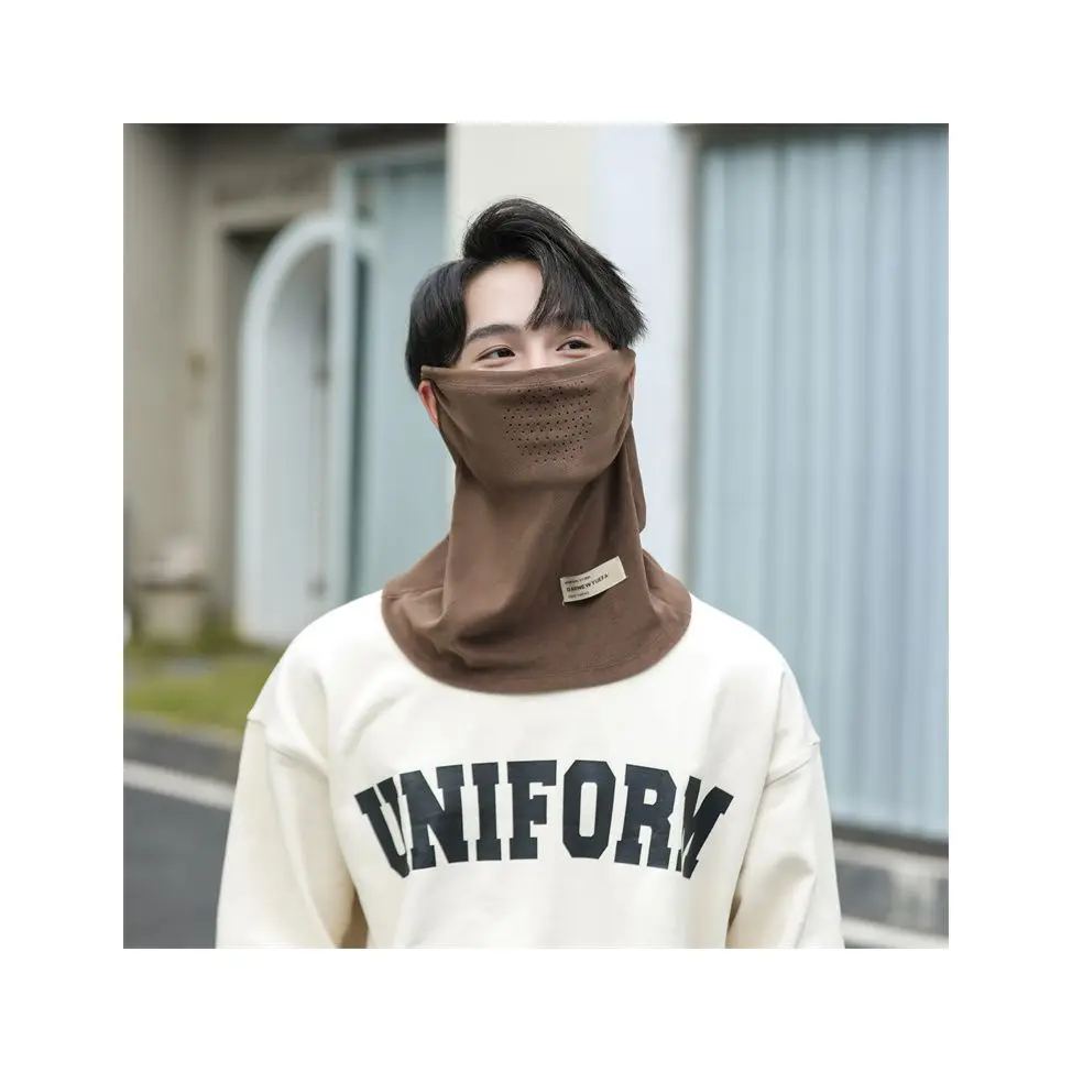 2023-2024 Breathable Winter Hot Selling Wind Wholesale New Design Distressed Solid Color Black Facemask Ski Mask