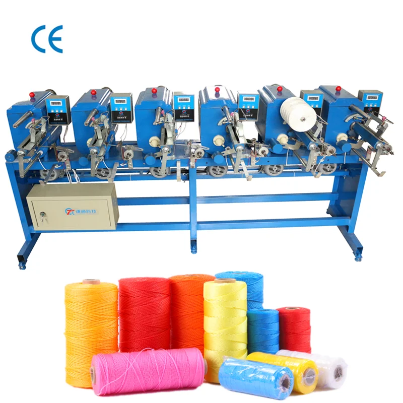 High Speed Spool Winder Winding Machine For PP Raffia Film Split Film twine Winding