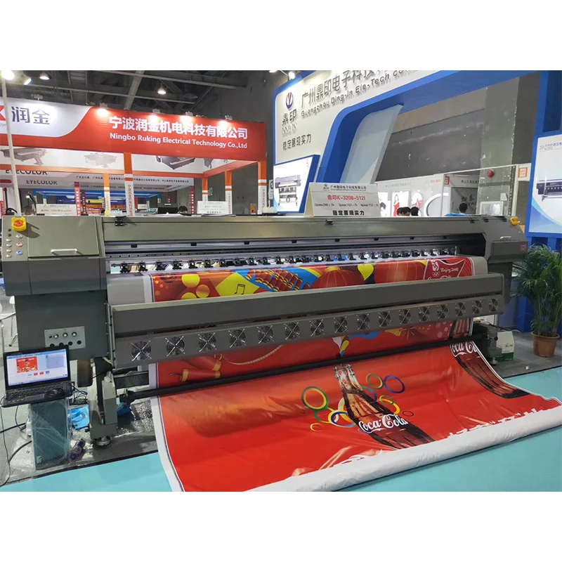 480sqm/h 3.2m digital printer 10ft 10 feet konica 512i 1024i printhead outdoor flex banner large format solvent printer