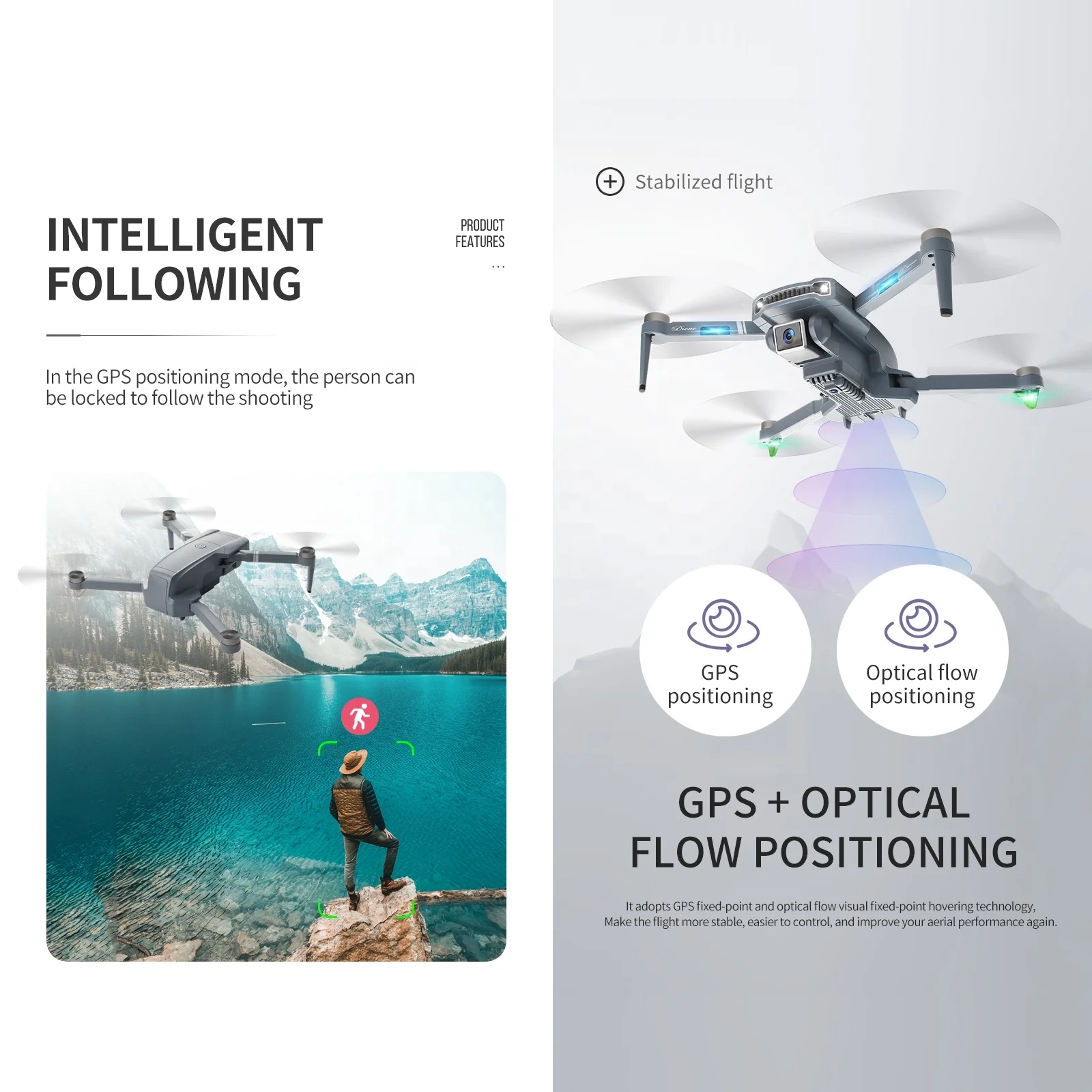  2021 Новые 5 шт/упаковка G Wi-Fi GPS и 4K HD Дрон с бесщеточным двигателем FPV полета для 20 мин корде расстояние Квадрокоптер дистанционным управлением ex5 SG108