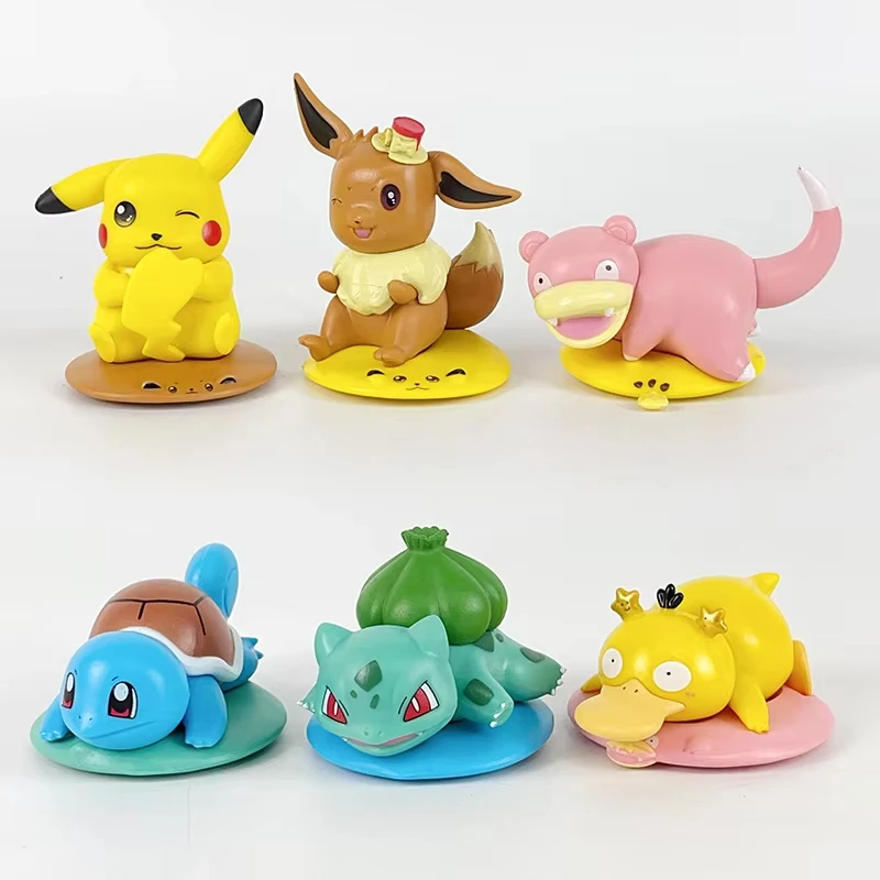 Pocket Monster Blind Box Pika Model Statue Anime Figure Pikachus Genger Figure Cute Collect Model Pvc Pika