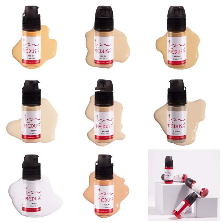 OEM Available MEDUSA Best-selling PMU Pigments Skin Color Permanent Tattoo Ink from USA
