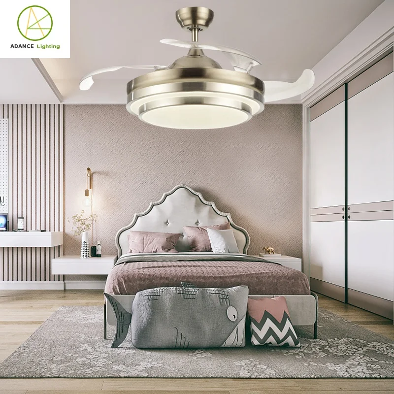 Advance lighting Intelligent Silence best price 42in Remote Control decorative ceiling fan with hidden blades