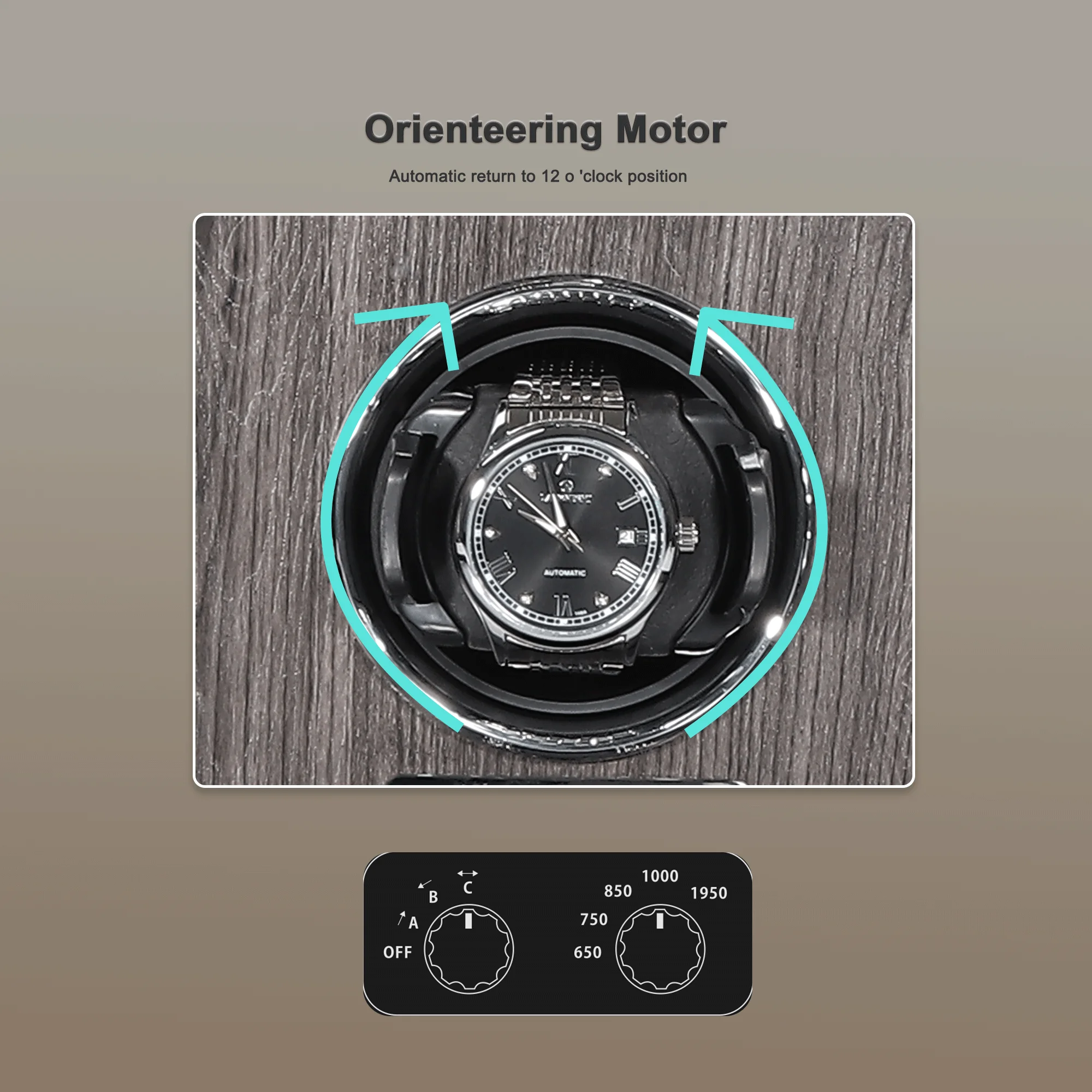 Luxury Handmade PU Leather Watch Winder with 8 Slots Safe MDF and Paper Storage Box for Watches and Accessories