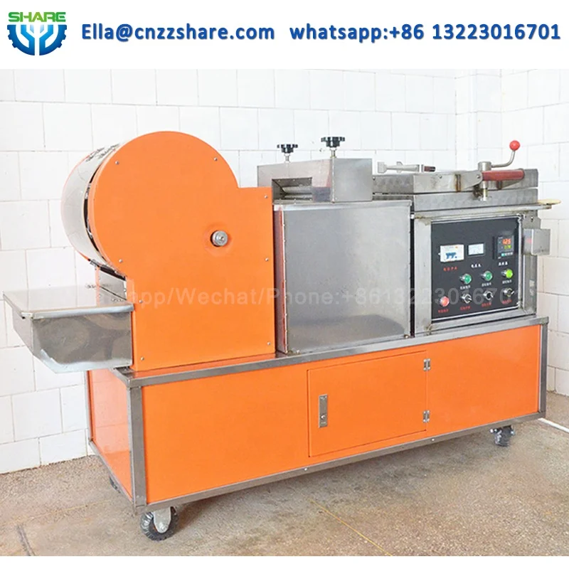 Sleeve-fish Roaster Squid Silk Machine Dried Shredder Squid Roasting and Press Machine