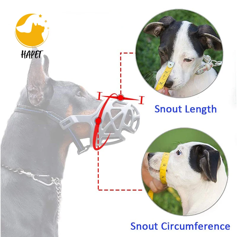 Training Dog Basket Muzzle Safety Dog Muzzle Anti Biting Rubber Dog Muzzle Breathable
