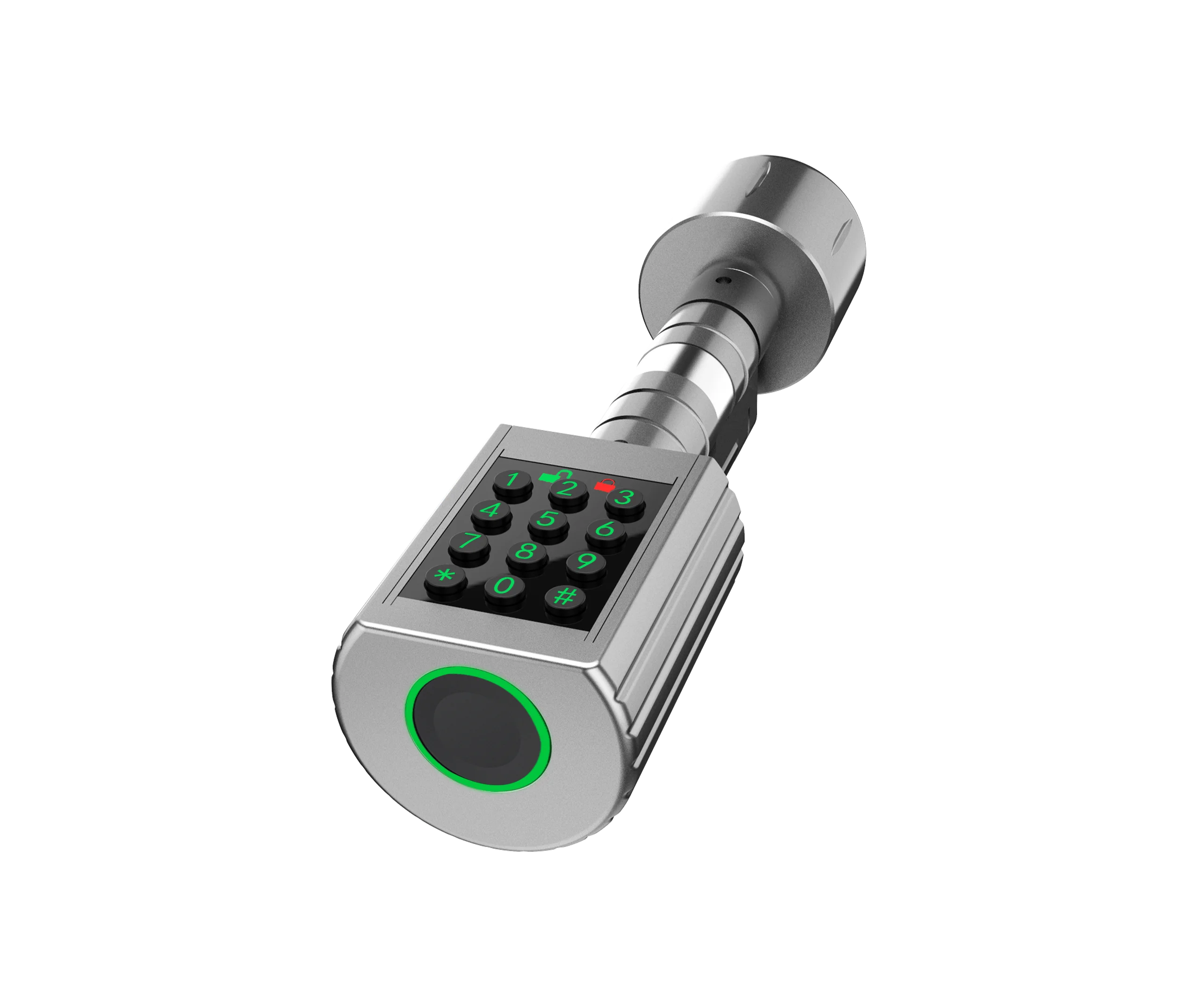 JIXIN  Outside Knob Controlled Coded Lock Solenoid Locks For Doors