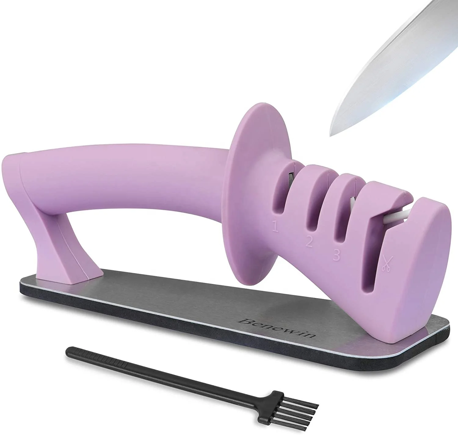 professional 4 Stage Pull Through kitchen Knife Sharpener