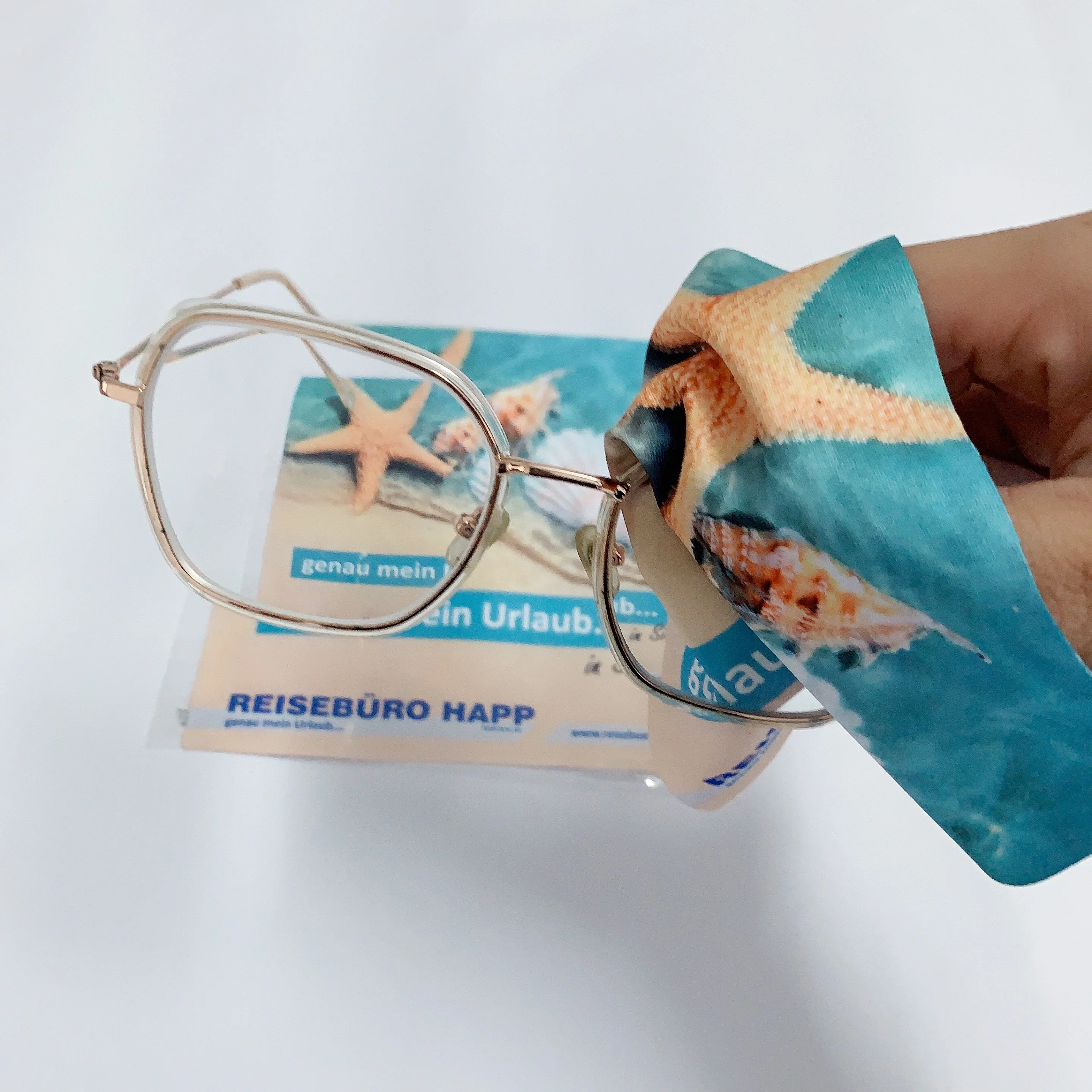 Factory custom microfiber eyeglasses cloth heat transfer sublimation printing sunglasses cloth cheaper price with good quality