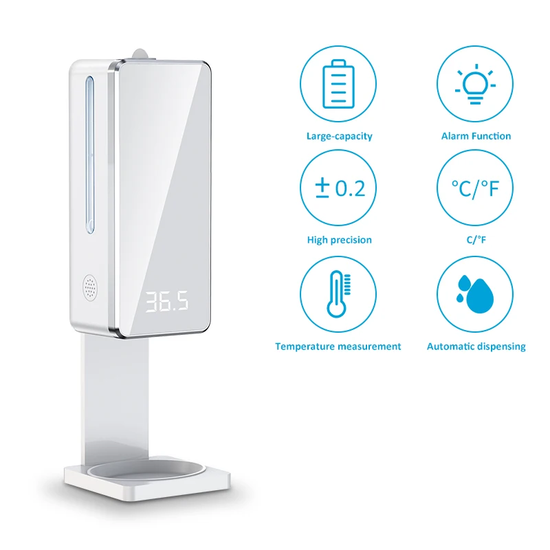 
K9 k3 Temperature Sensor Measuring Automatic Soap Dispenser t instruments hand sanitizer thermometer dispenser 