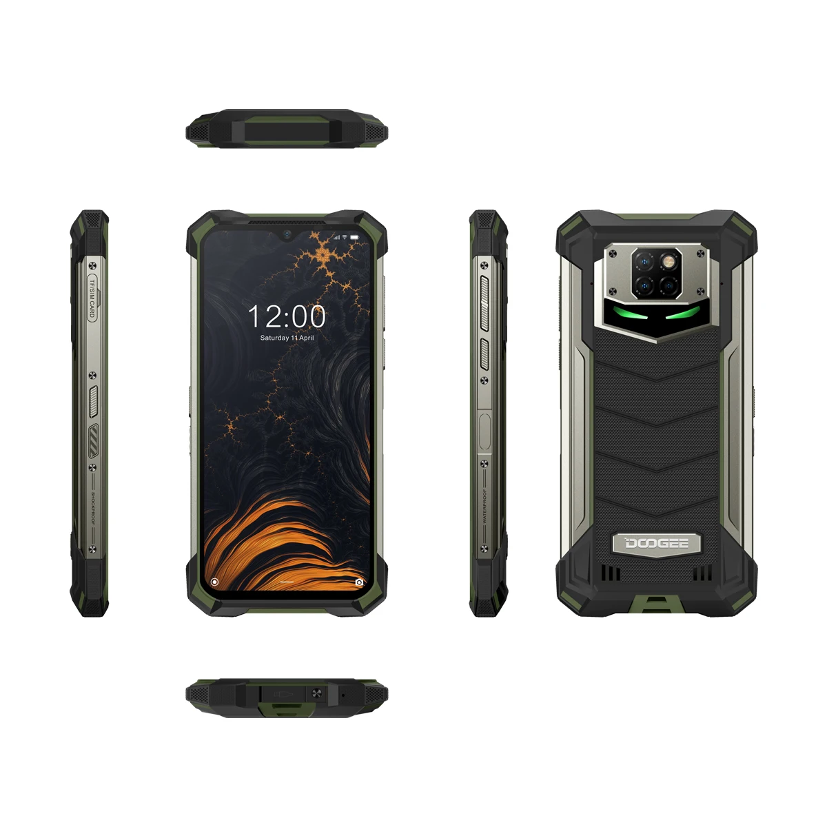  Смартфон DOOGEE S88 Pro защищенный IP68/IP69K 10000 мАч Helio P70 8 ядер 6 + 128 ГБ Android 10