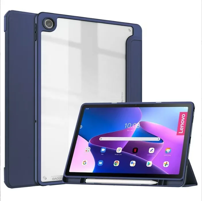 Складной чехол-подставка для Samsung Galaxy Tab A9 8 7 дюймов с держателем карандашей