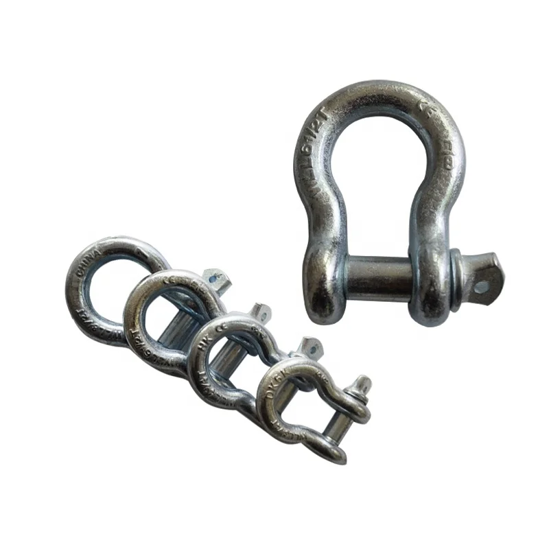 Hoisting Machine Parts 12ton Lifting Bow Shackle For Sale