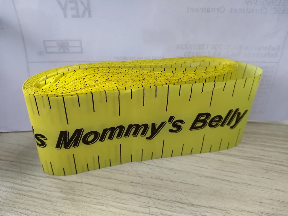 Baby Shower Game Party Supplies Tummy Belly Measure Tape