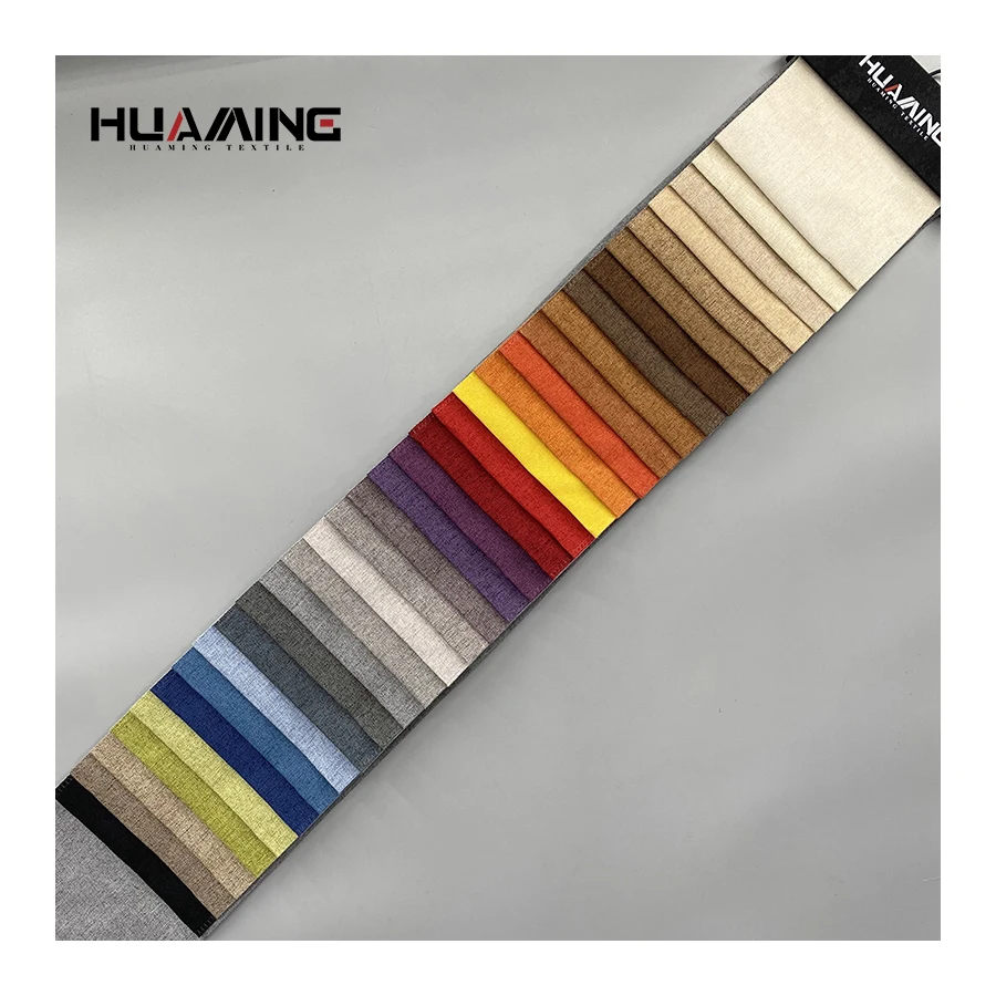 Professional Manufacturer Supplier High Quality Linen Look Fabric Home Textile Fabric