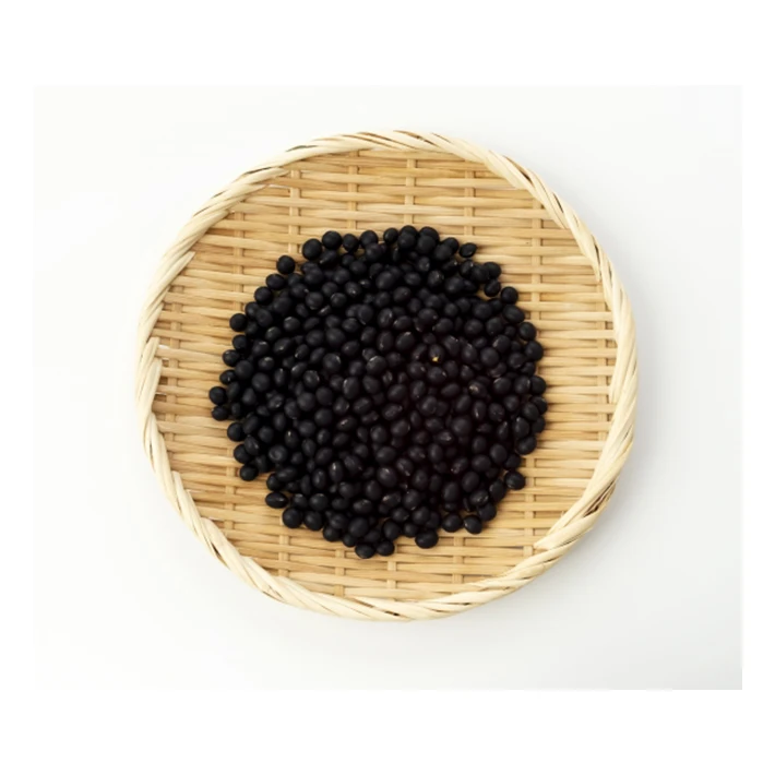 Dry black soya beans for people who are interested in traditional Japanese cuisine