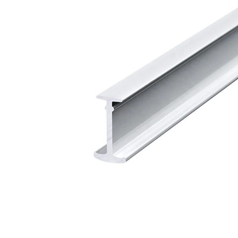 Extruded  Curved Aluminium Window Curtain Track Profile