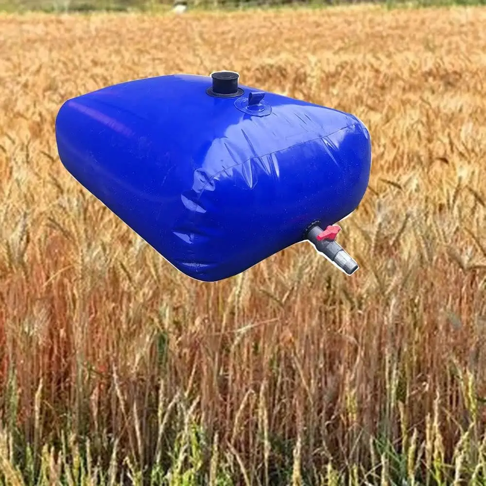 Flexible foldable pvc tarpaulin Portable Harvesting Collecting water tank storage Bladder tank for farm irrigation