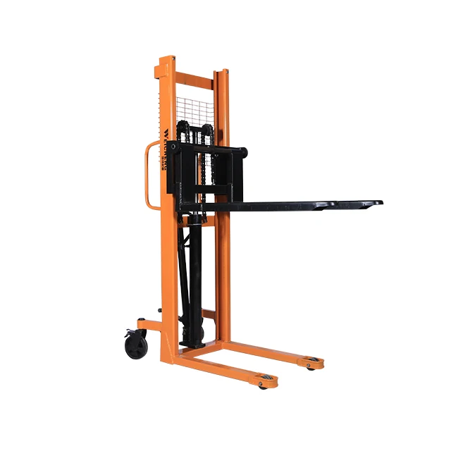 Hot sale China 2ton Hand Pallet Stacker Hydraulic Stacker 1.6m Hand Operated Forklifts for sell
