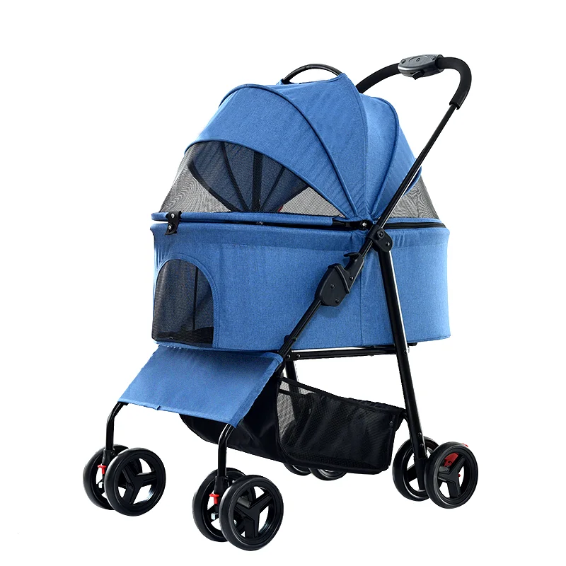 Dog Stroller with Detachable Bassinet Foldable 3 in 1 Multifunction Pet Stroller