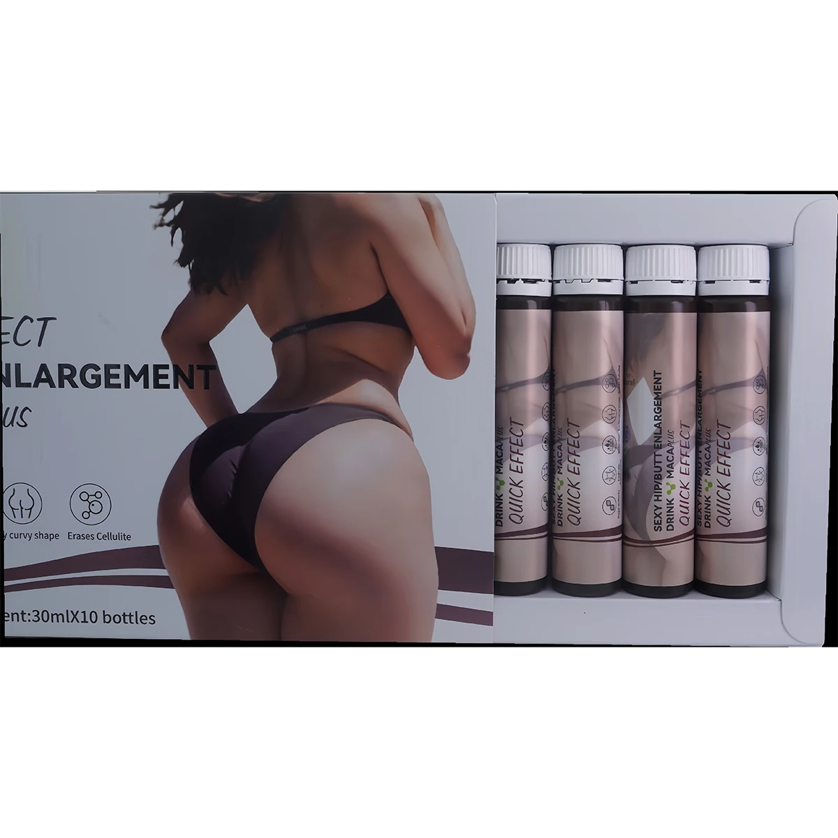 OEM Hosourcing Wholesale 100% Herbal BBL Drink Juice Butt Hip Enhancement Oral Liquid for Adults Beauty Product