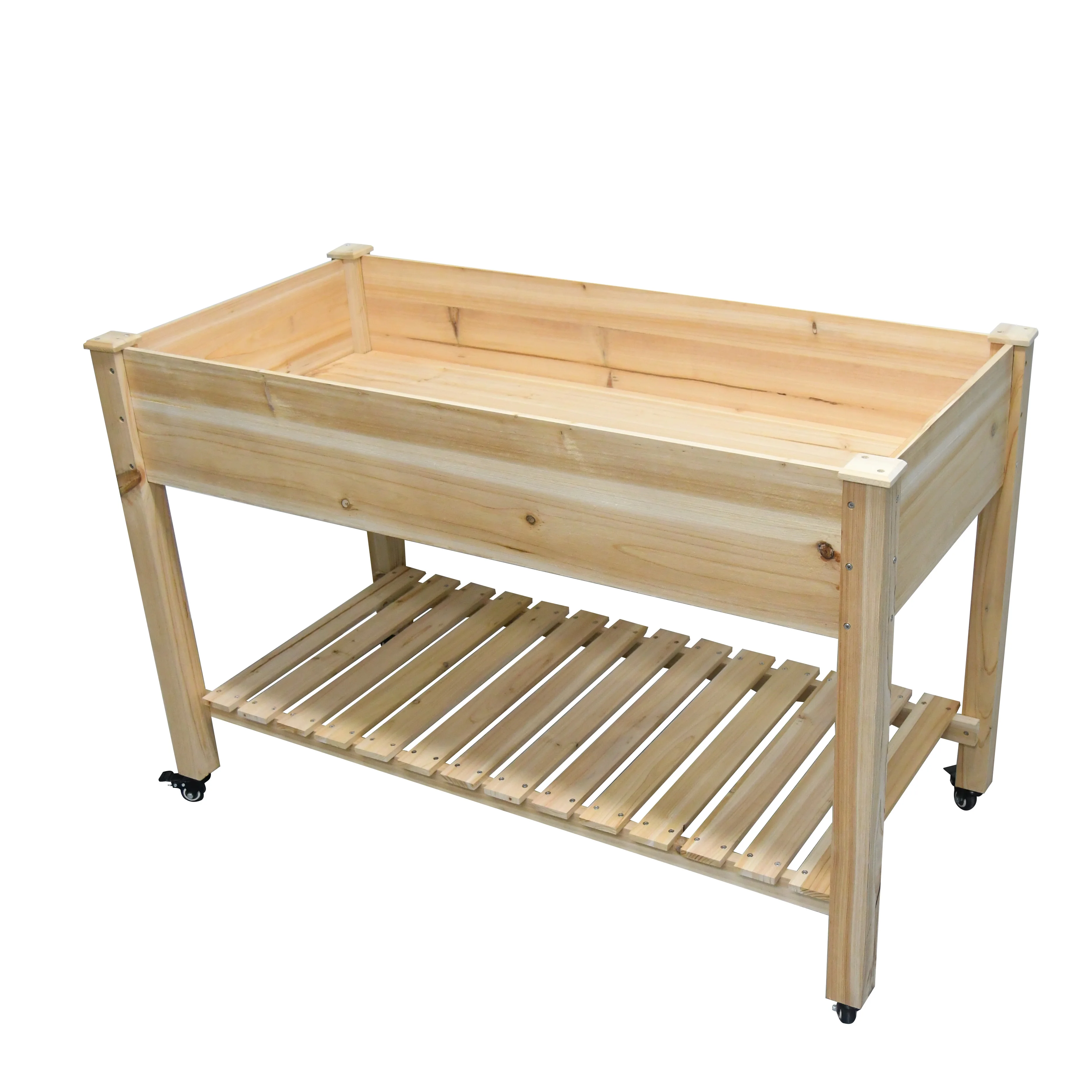 Raised Garden Bed Elevated Wood Planter Box Raised Garden Planter Box