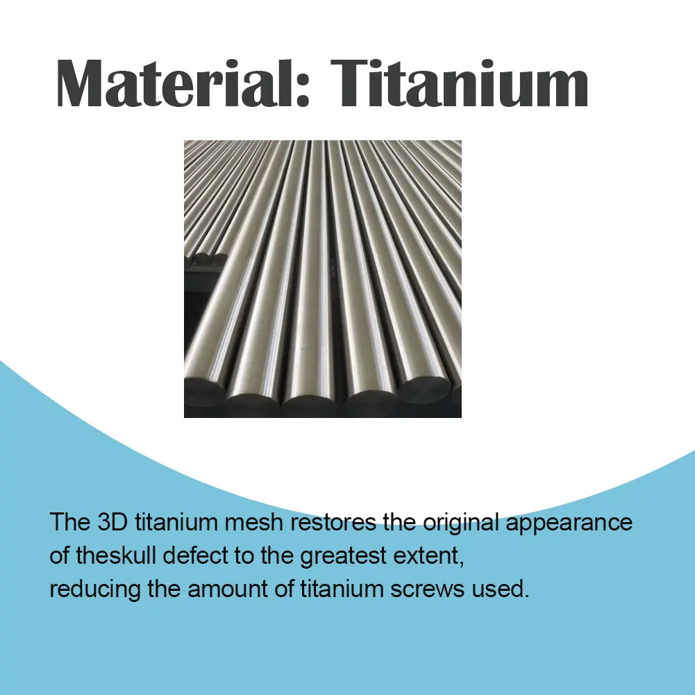 Surgery Titanium Locking Plate foret Maxillofacial MESH Plates And Screws