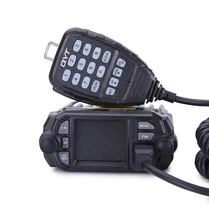 QYT KT-8900D Dual Band Mobile Radio Transceiver Ran Walkie Talkie with 20W Output for Vehicle Car Radio 136-174/400-480MHz