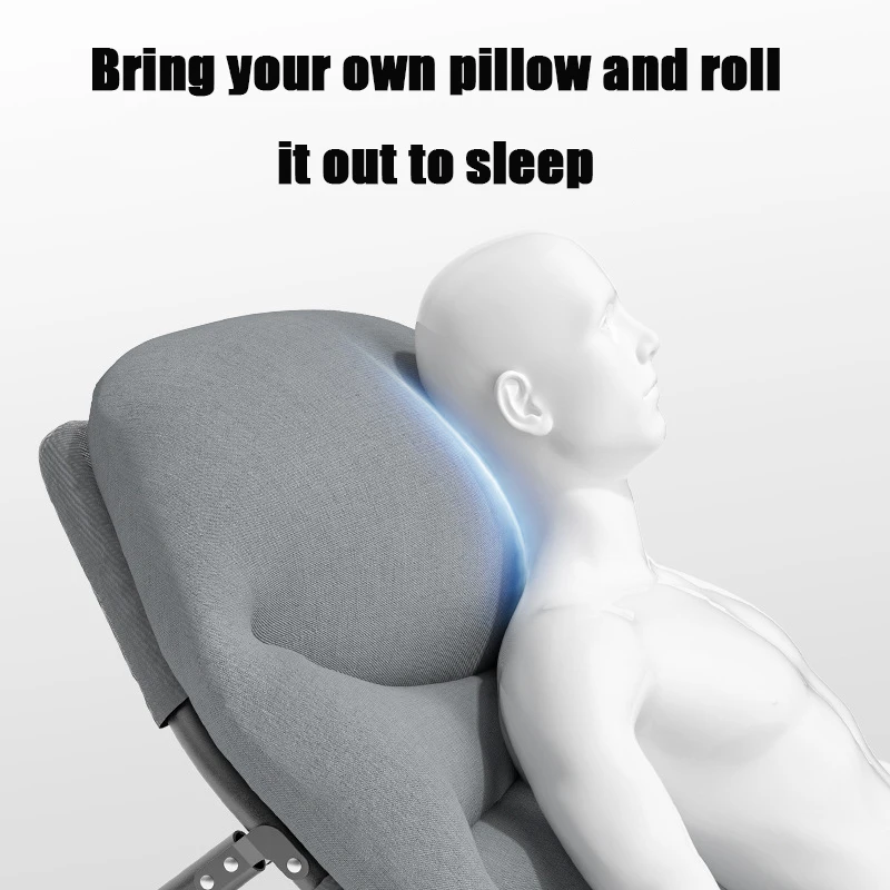 Portable Backpack Folding Lounge Chair Single Camping Cot Fishing Carp Bed Outdoor Folding Bed for Travel Office Camping Beds